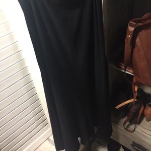 Black long skirt